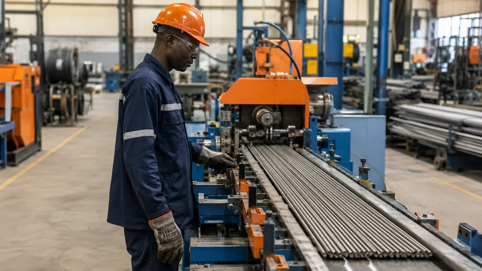 Core Wire Preparation in the welding electrode manufacturing process