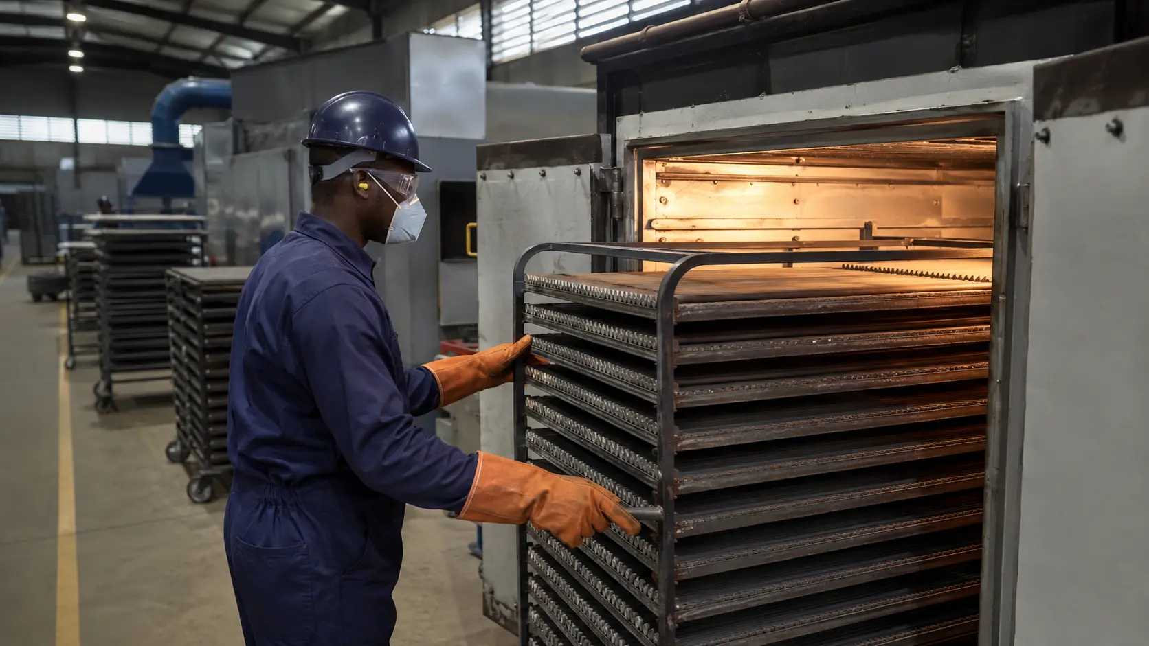 Drying and Finishing in the welding electrode manufacturing process